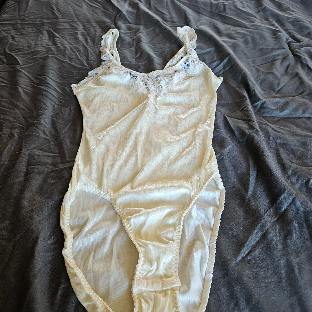 Satin and Lace Bodysuit